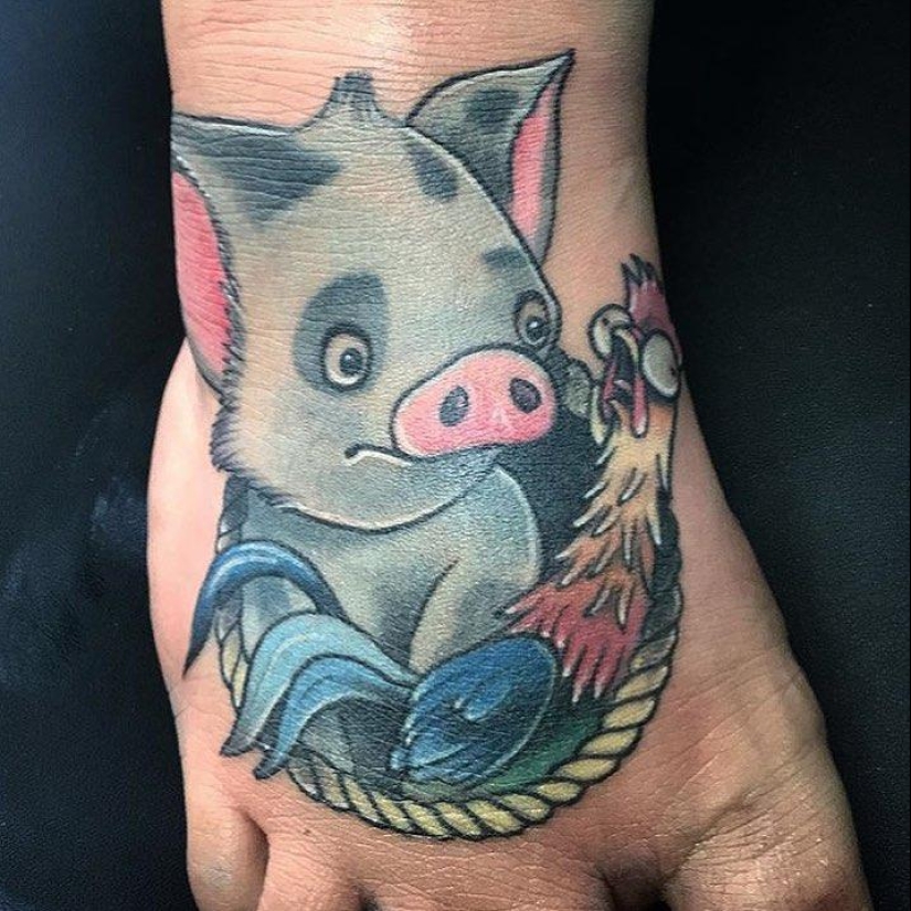"Eat your salad — don't mess with guys": what is a tattoo cover themselves vegans "Eat your salad — don't mess with guys": what is a tattoo cover themselves vegans