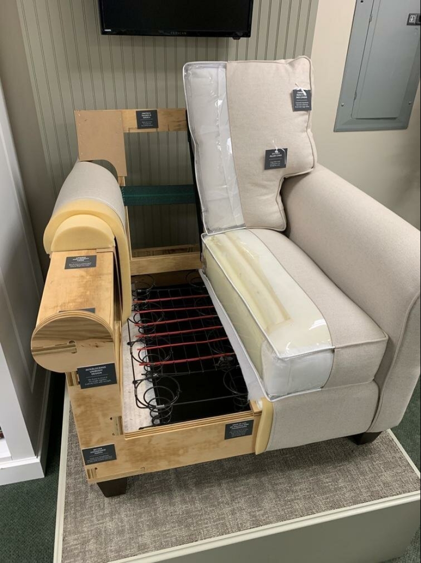 Echa un vistazo al interior! 20 fotos de los artículos que se cortan a la mitad