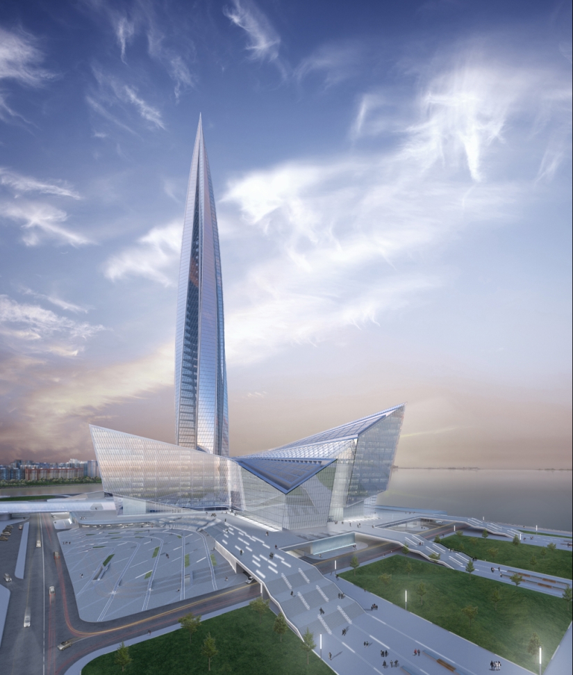 Edificios con pendiente