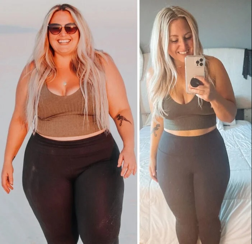Ejemplos inspiradores de transformación cardinal: 30 fotos antes y después de la pérdida de peso