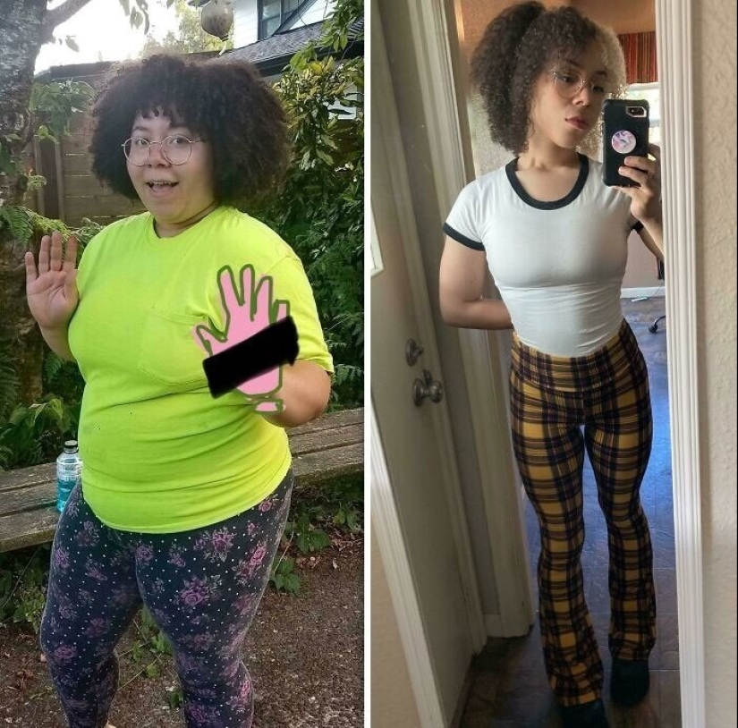 Ejemplos inspiradores de transformación cardinal: 30 fotos antes y después de la pérdida de peso