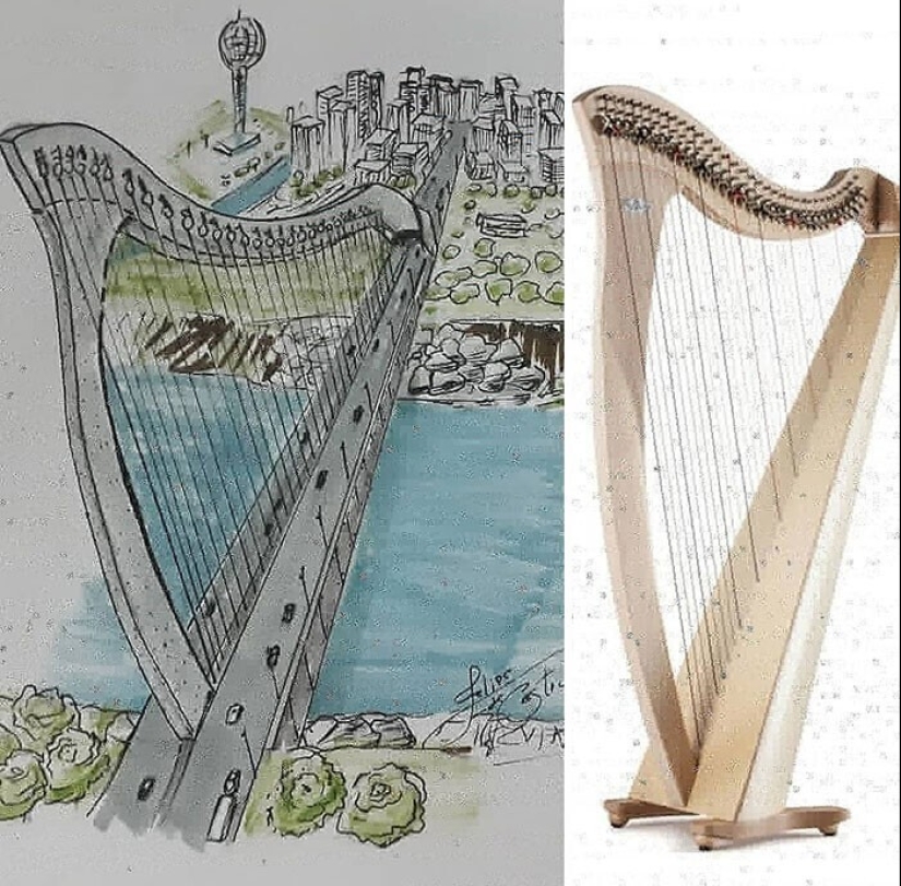 El arquitecto de Brasil atrae surrealista edificios inspirados por los objetos familiares