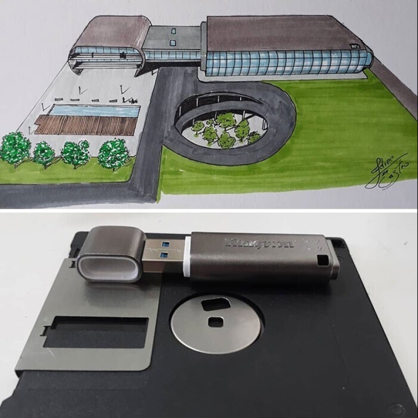 El arquitecto de Brasil atrae surrealista edificios inspirados por los objetos familiares