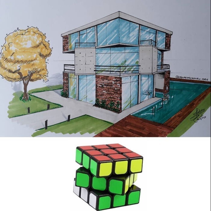 El arquitecto de Brasil atrae surrealista edificios inspirados por los objetos familiares