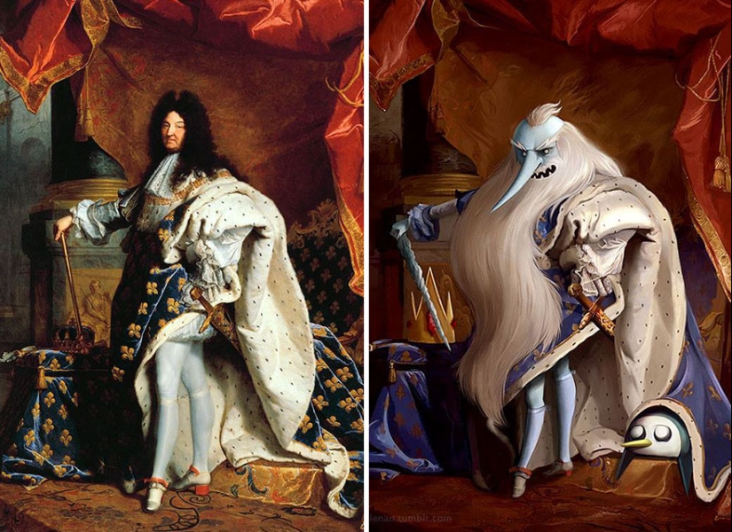 El artista añade personajes de anime a los lienzos clásicos El artista añade personajes de anime a los lienzos clásicos