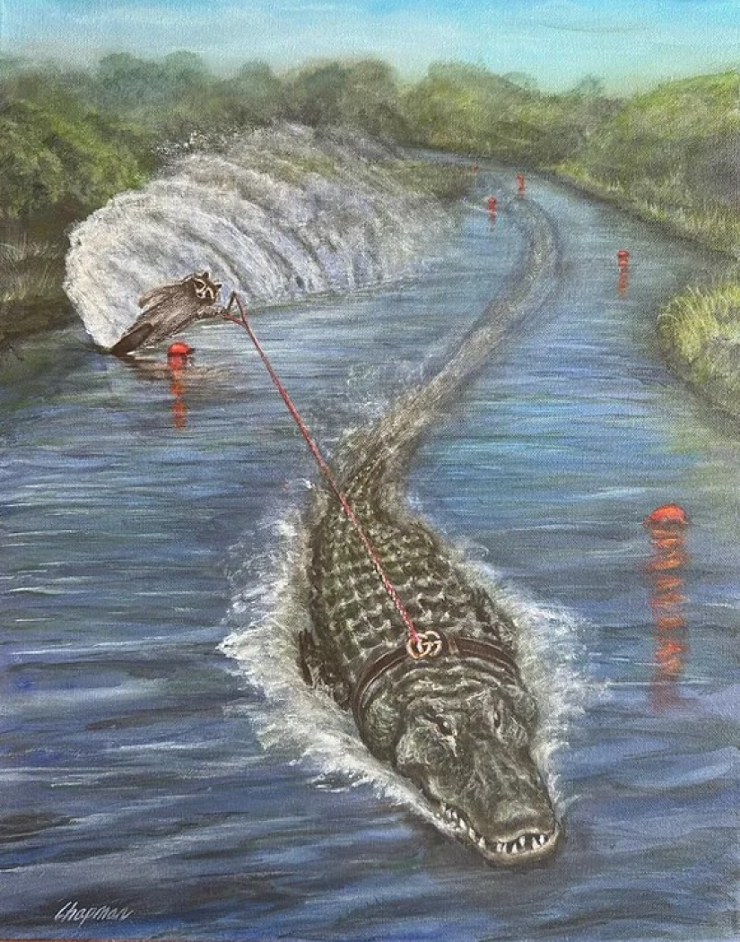 El artista hooligan Travis Chapman y sus provocativas pinturas