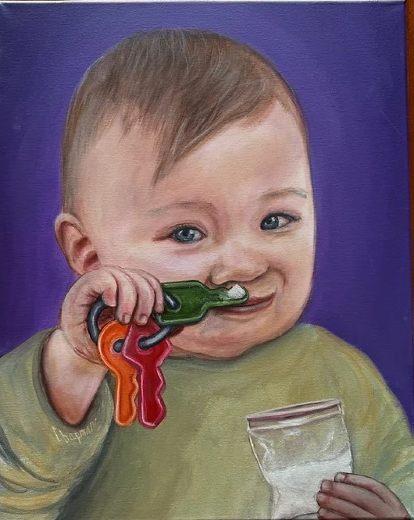 El artista hooligan Travis Chapman y sus provocativas pinturas