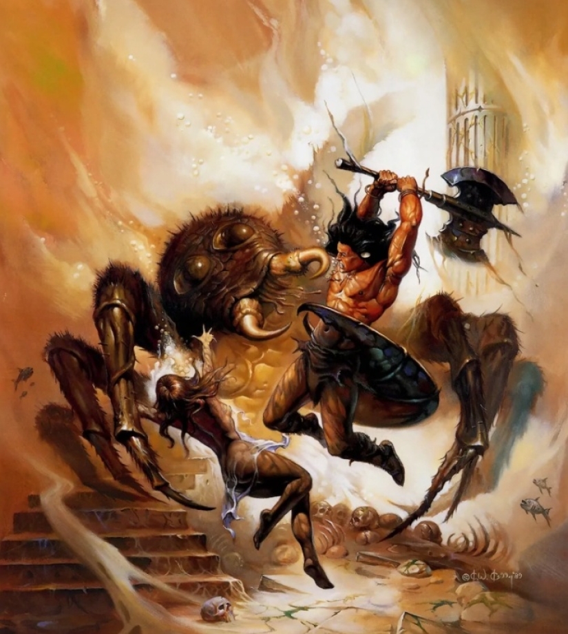 El artista Ken Kelly y su increíble arte de fantasía El artista Ken Kelly y su increíble arte de fantasía