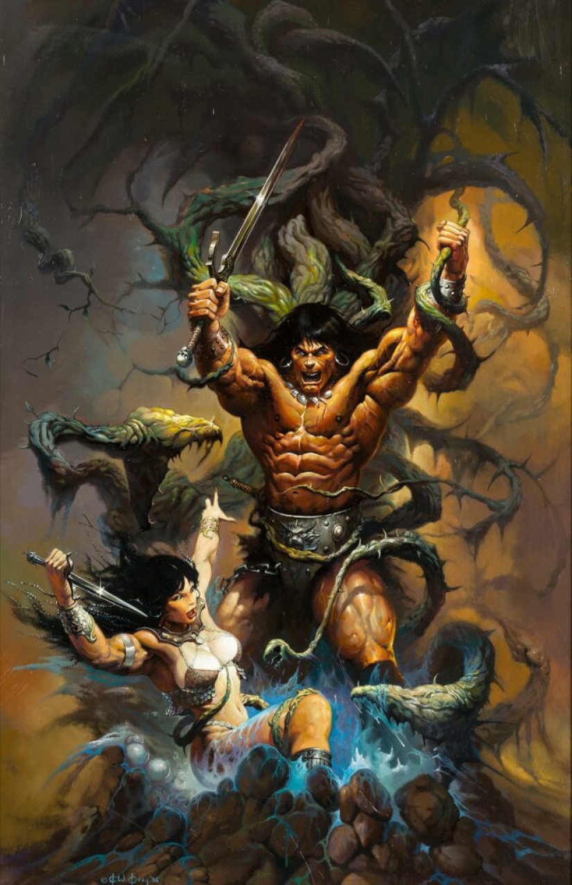 El artista Ken Kelly y su increíble arte de fantasía El artista Ken Kelly y su increíble arte de fantasía