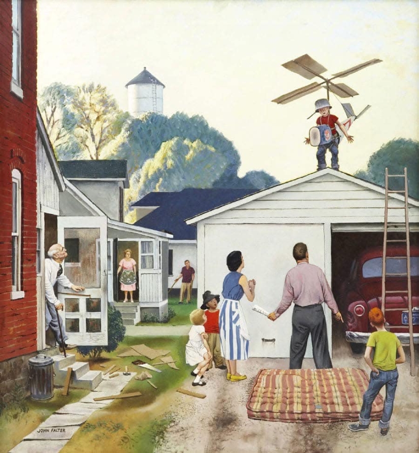 El artista que pintó América: Los secretos del éxito de John Falter