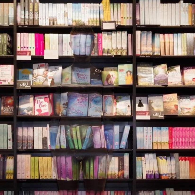 El cuerpo humano es el lienzo: cuerpo increíble pintura Gezin Marwedel