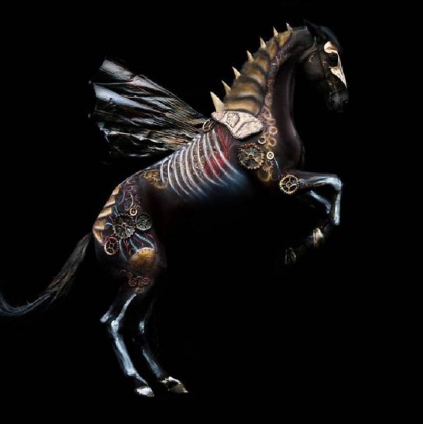 El cuerpo humano es el lienzo: cuerpo increíble pintura Gezin Marwedel