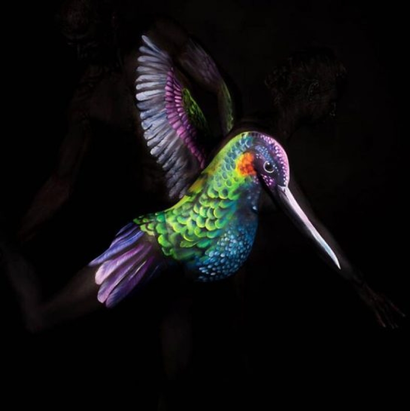 El cuerpo humano es el lienzo: cuerpo increíble pintura Gezin Marwedel