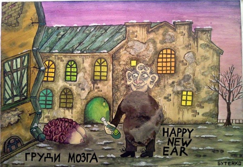 El mal de rusia artista surrealista Eugenio Butenko