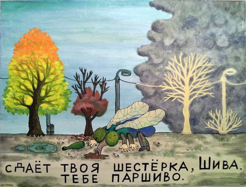 El mal de rusia artista surrealista Eugenio Butenko