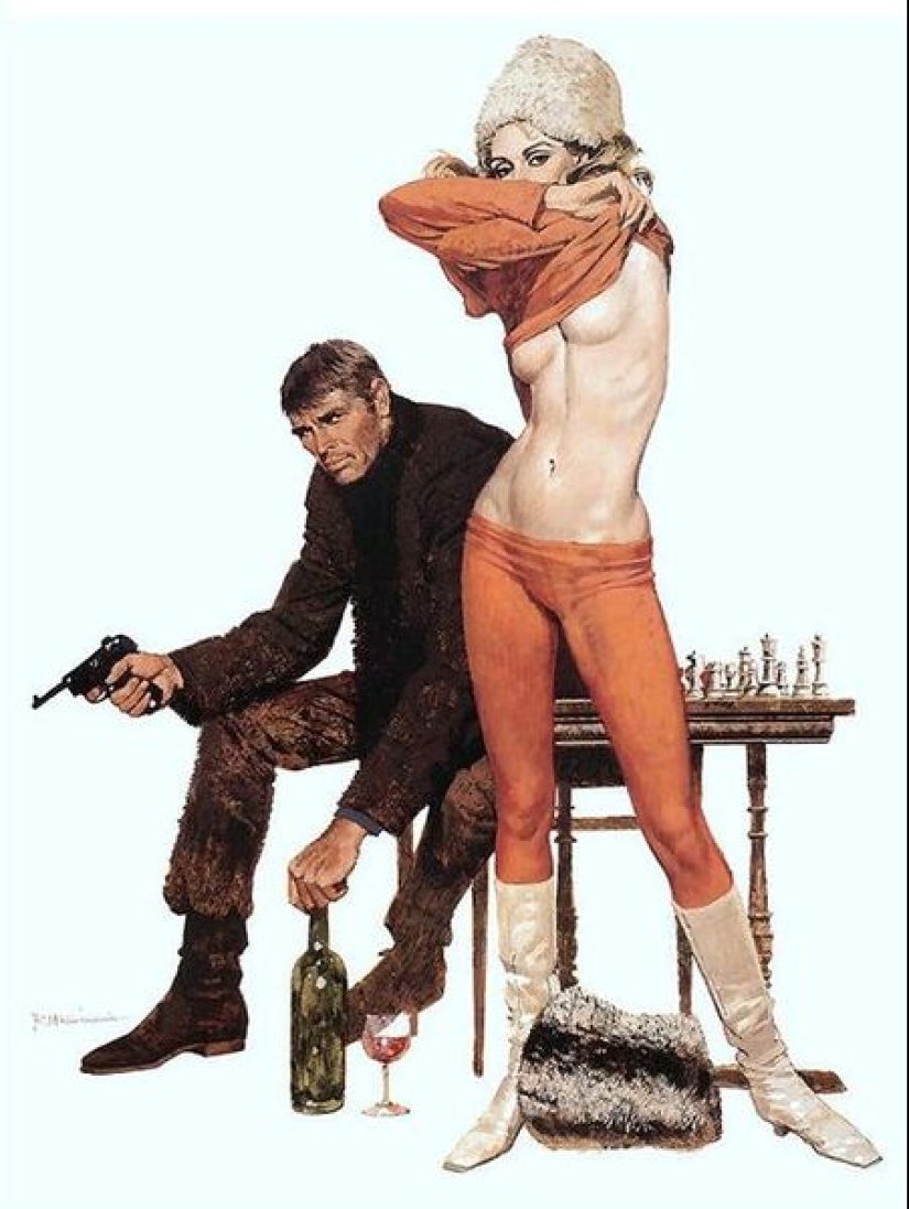 El mundo aventurero del artista Robert McGinnis: chicas calientes y pasiones espías El mundo aventurero del artista Robert McGinnis: chicas calientes y pasiones espías