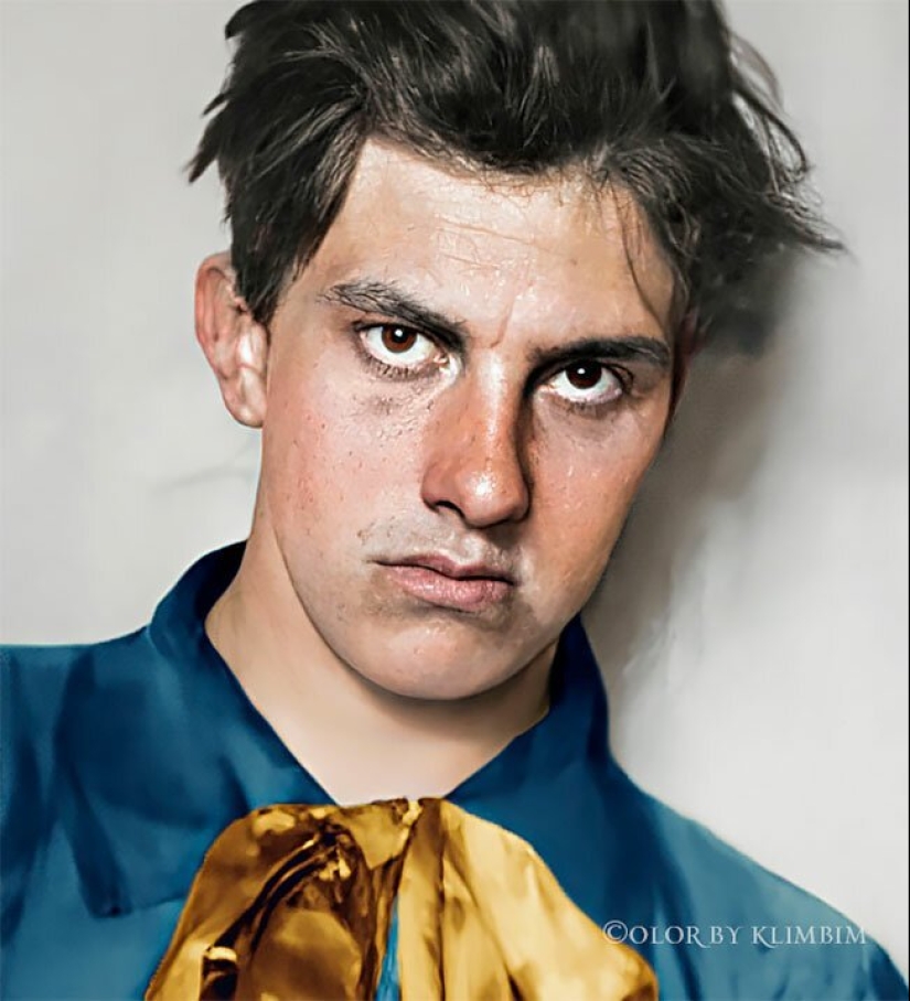 El pre-revolucionario de la historia de Rusia en el color de las fotos