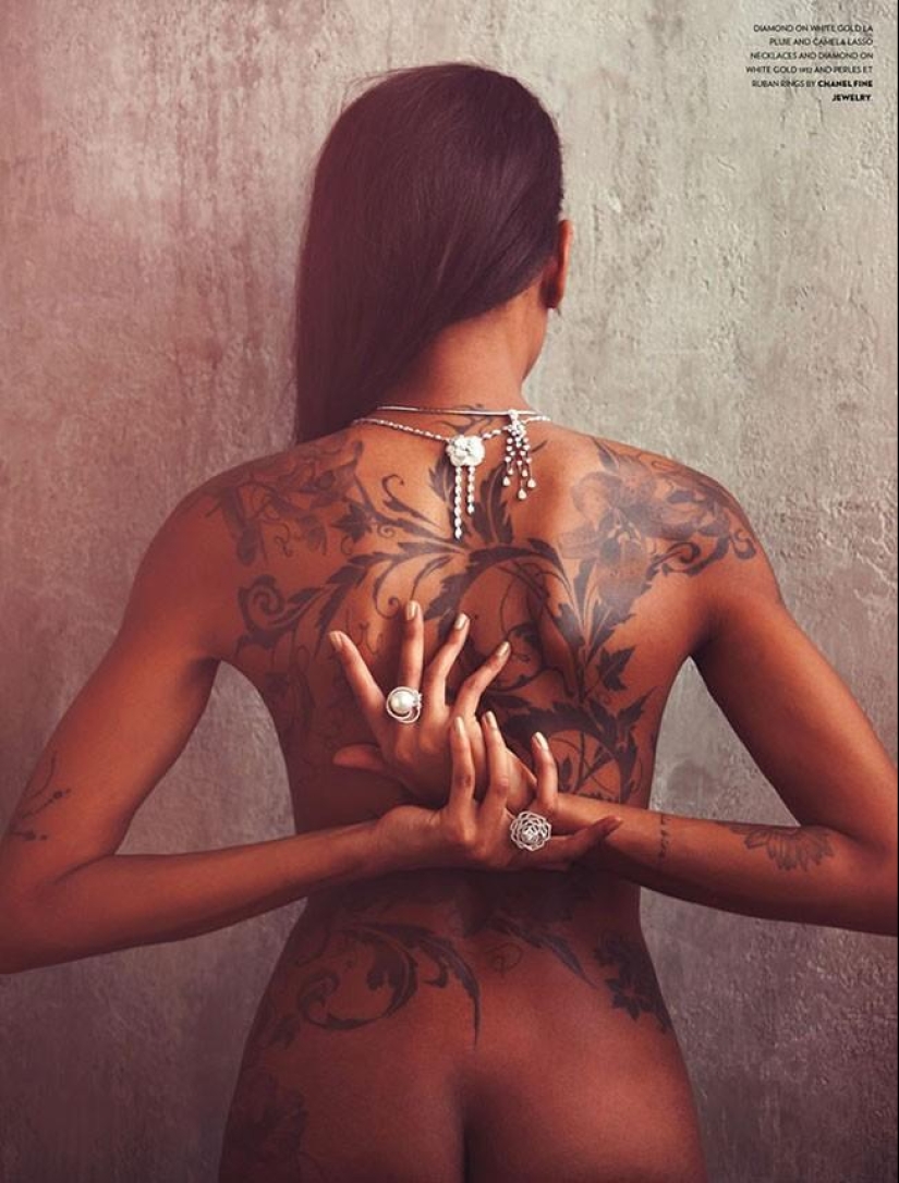 El tatuaje como arte: chicas pintadas de forma impresionante