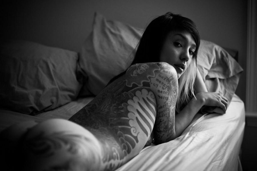 El tatuaje como arte: chicas pintadas de forma impresionante