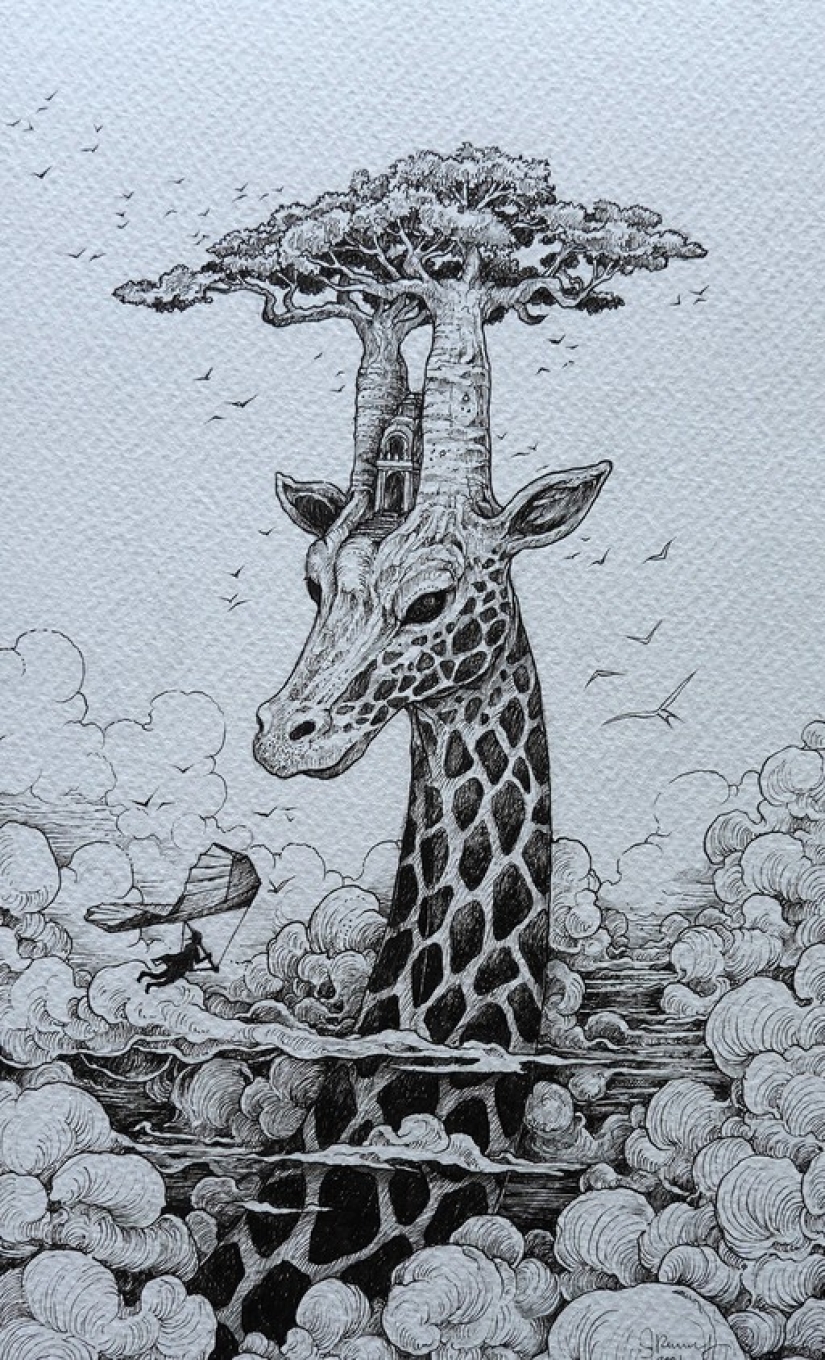 El virtuoso del sketch Kerby Rosanes y su “coloración extrema” El virtuoso del sketch Kerby Rosanes y su “coloración extrema”