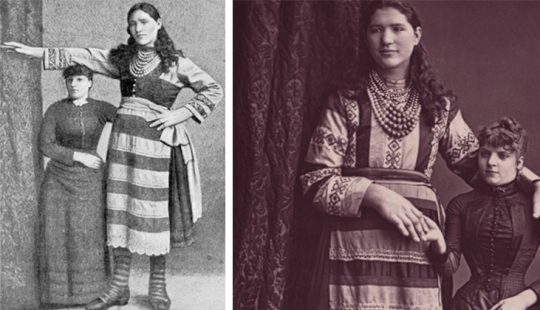 Elizabeth Lysko is the tallest girl of the Russian Empire, and possibly the world