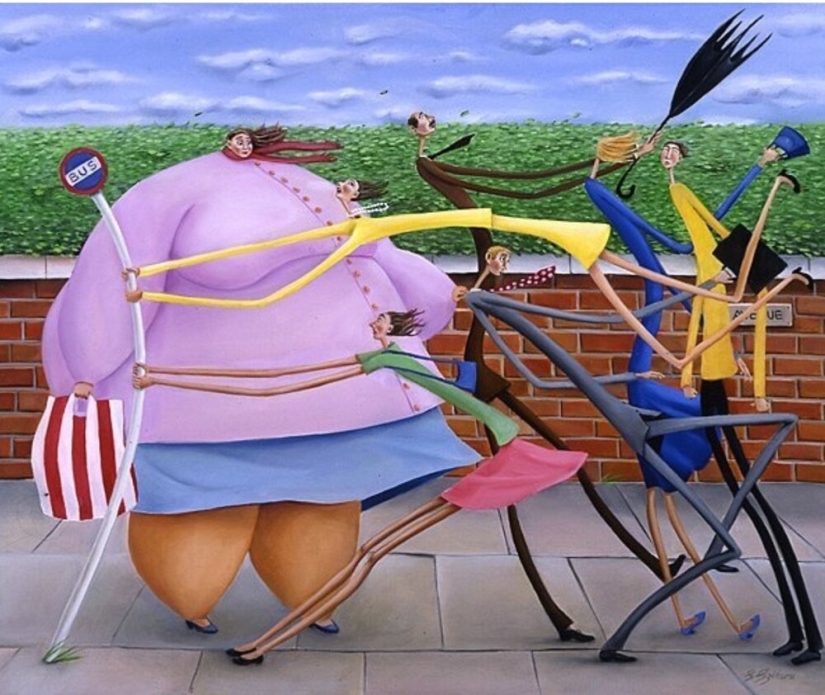 En color y forma: Sarah-Jane Szikora y su visión del positivismo corporal y sus oponentes