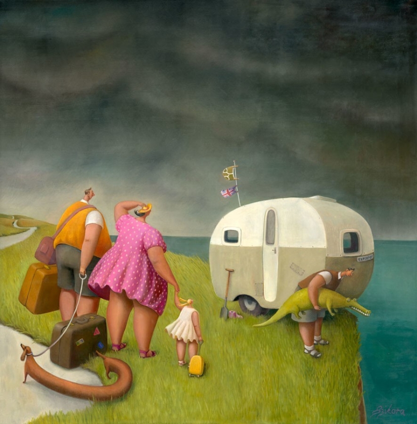 En color y forma: Sarah-Jane Szikora y su visión del positivismo corporal y sus oponentes