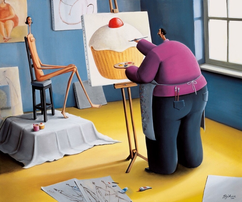 En color y forma: Sarah-Jane Szikora y su visión del positivismo corporal y sus oponentes