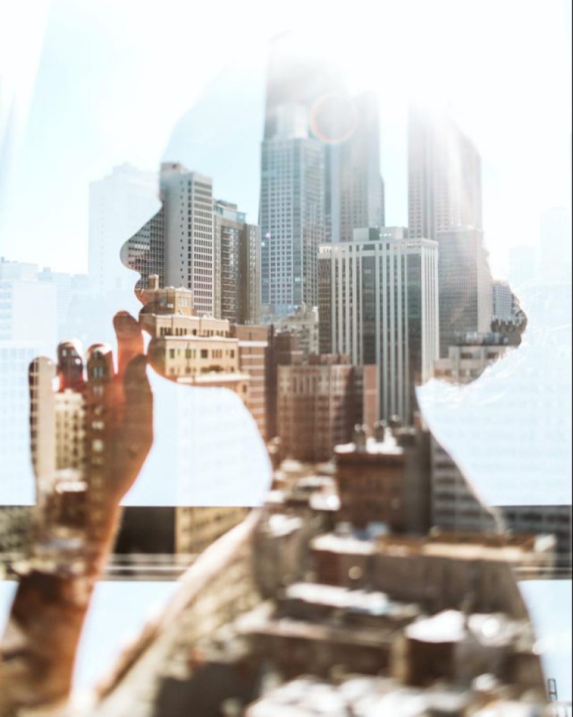 En otra dimensión: impresionantes fotos de Eric Floberg en la técnica de la doble exposición