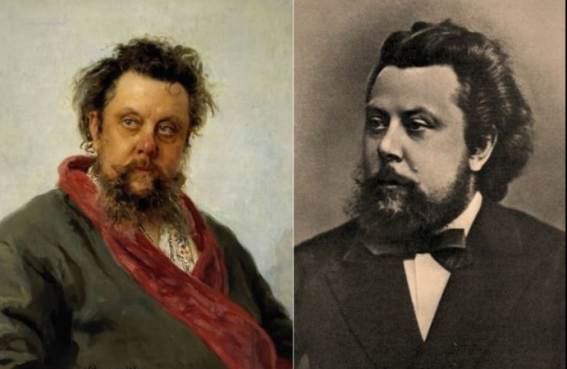 Encuentra 10 diferencias: contemporáneos de Repin en sus retratos y en la vida Encuentra 10 diferencias: contemporáneos de Repin en sus retratos y en la vida
