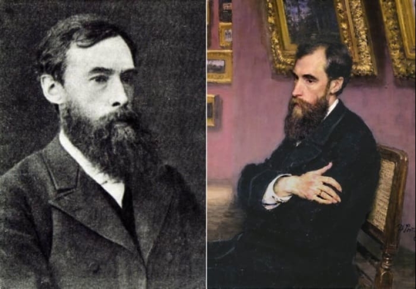 Encuentra 10 diferencias: contemporáneos de Repin en sus retratos y en la vida Encuentra 10 diferencias: contemporáneos de Repin en sus retratos y en la vida