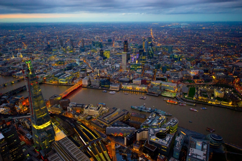 Energy-consuming London from a bird's eye view