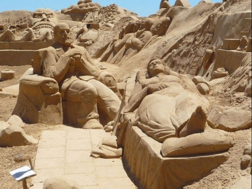 Epic sand sculptures worthy of a place in a museum Epic sand sculptures worthy of a place in a museum