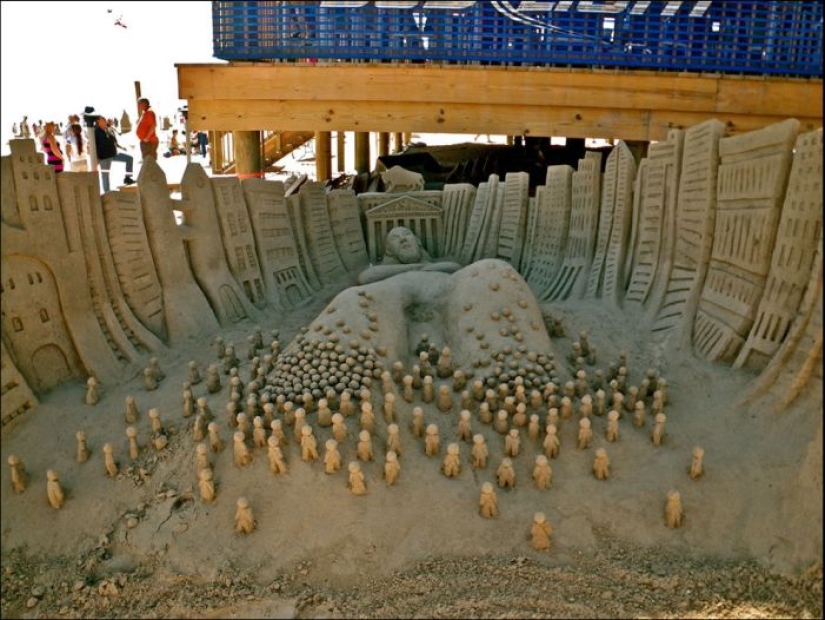 Epic sand sculptures worthy of a place in a museum Epic sand sculptures worthy of a place in a museum