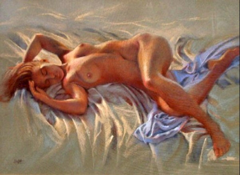 Erotic Watercolors by Paulina Adair