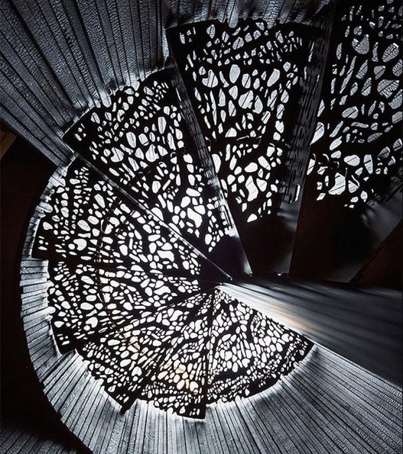 Escaleras de diseño que dan deleite estético