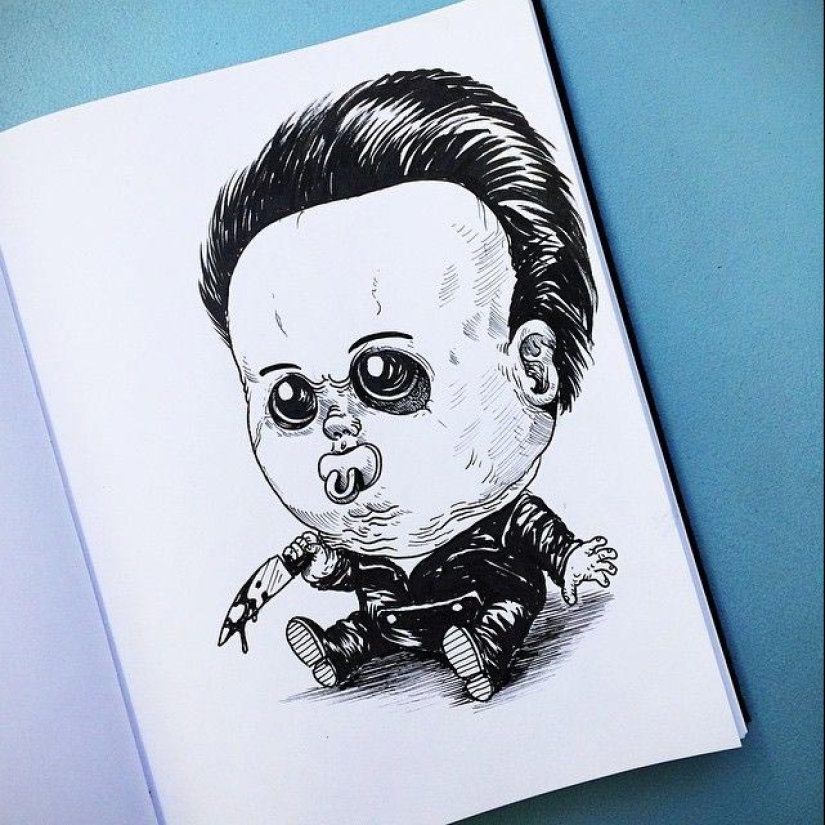Even Villains Were Once Children: What Horror Movie Heroes Would Look Like as Children