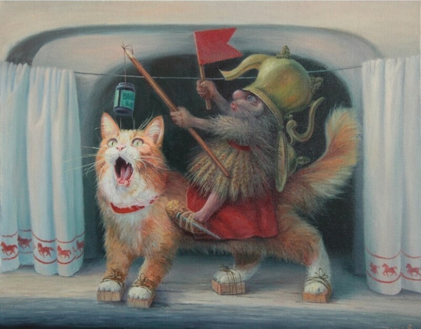 Everyday life of brownies in kind and funny pictures by Vyacheslav Alatyrsky