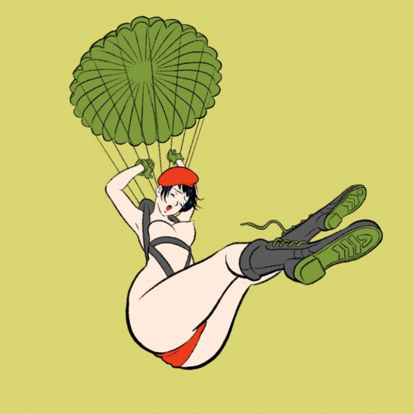 Extraño erótica anime de artista Taiwanés Lin Pigo