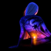 Fabulous landscapes on the bodies of girls