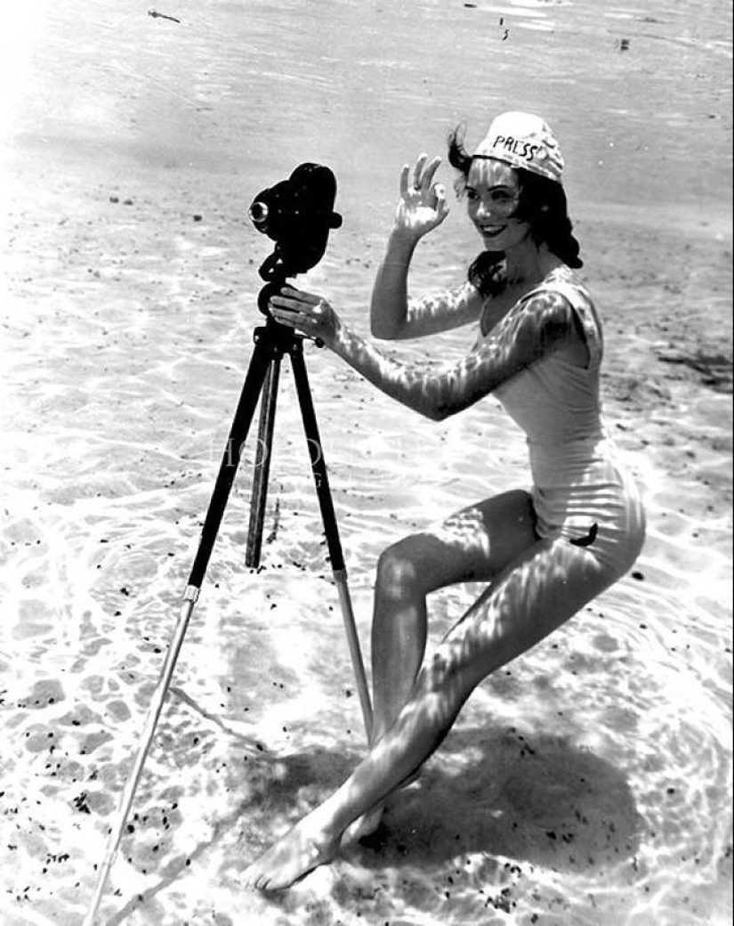 Fantásticas retrofotografías desde el fondo del lago