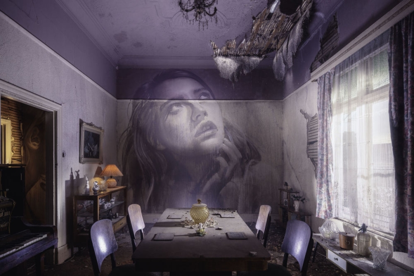 Fleeting beauty: portraits of women in abandoned houses Fleeting beauty: portraits of women in abandoned houses