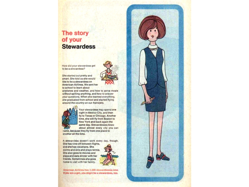 Flight attendants of the 60s were supposed to be sexy and lonely Flight attendants of the 60s were supposed to be sexy and lonely