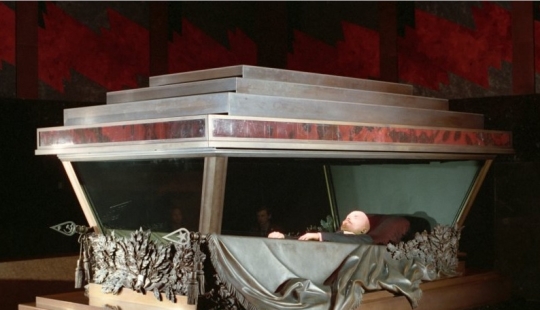 For a long memory. Who else, besides Lenin, was preserved for posterity For a long memory. Who else, besides Lenin, was preserved for posterity