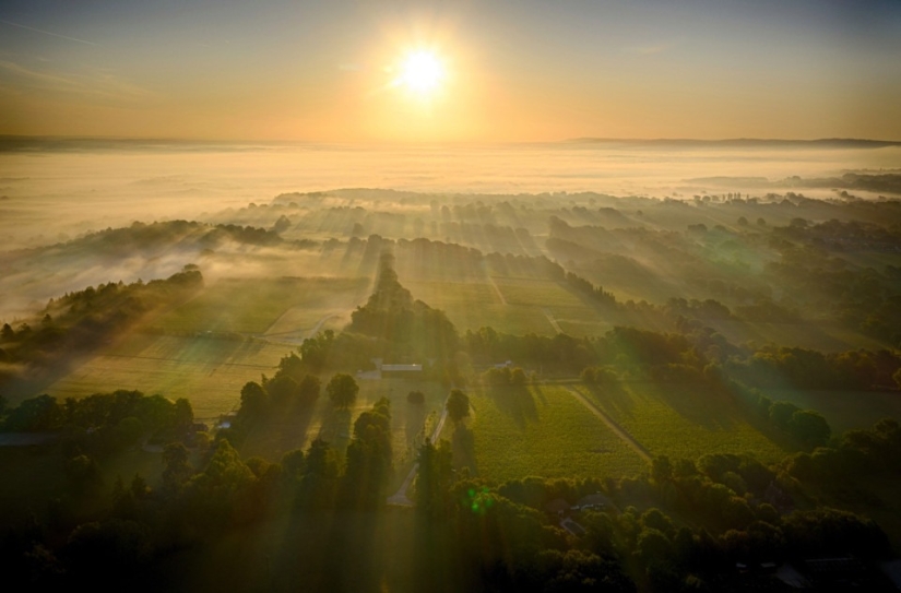 Fotografías fascinantes del reino unido, con ojo de pájaro de Chris Gorman