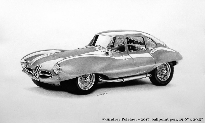 Fotorrealista de la pintura con un bolígrafo de Andrey Poletaev Fotorrealista de la pintura con un bolígrafo de Andrey Poletaev