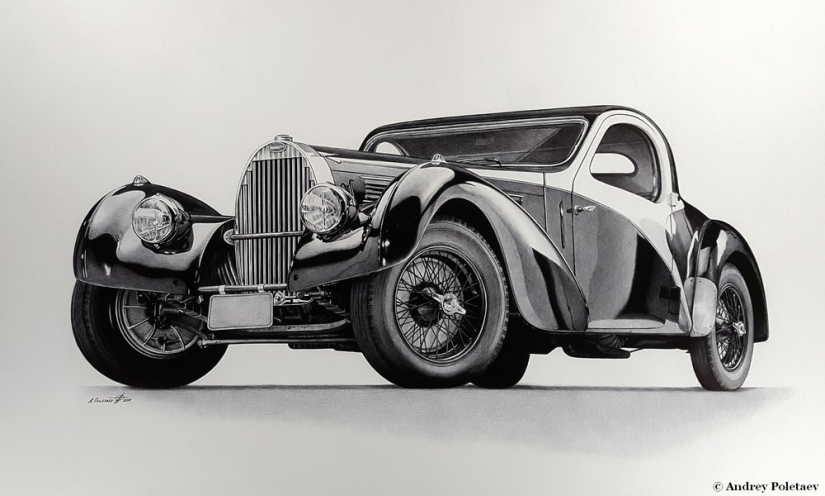 Fotorrealista de la pintura con un bolígrafo de Andrey Poletaev Fotorrealista de la pintura con un bolígrafo de Andrey Poletaev