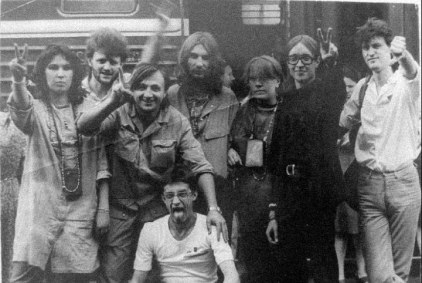 Fotos de los archivos personales de estrellas de rock rusas