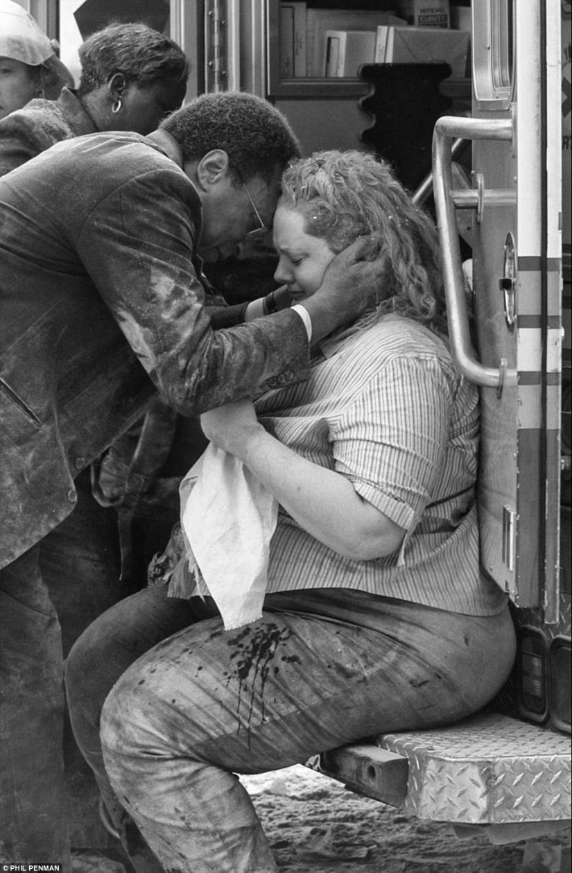 Fotos del británico Phil Penman, que estaba en la escena del ataque terrorista del 9/11 Fotos del británico Phil Penman, que estaba en la escena del ataque terrorista del 9/11