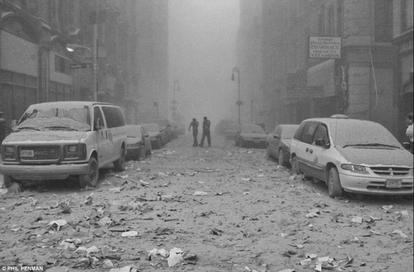 Fotos del británico Phil Penman, que estaba en la escena del ataque terrorista del 9/11 Fotos del británico Phil Penman, que estaba en la escena del ataque terrorista del 9/11